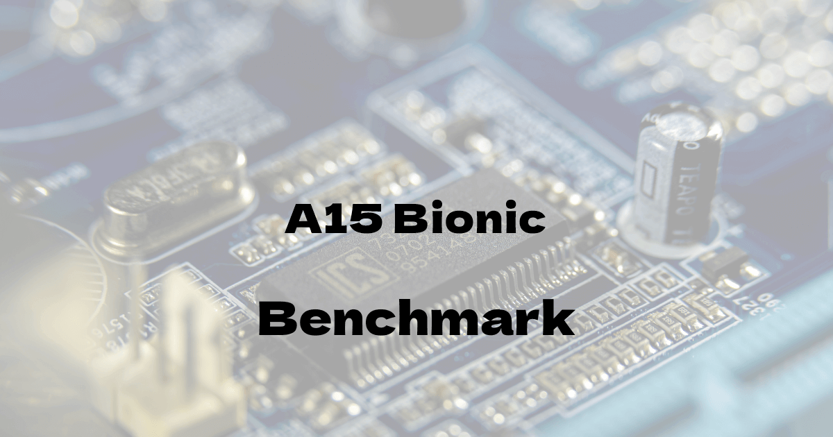 Apple A15 Bionicのantutuベンチマークを公開！